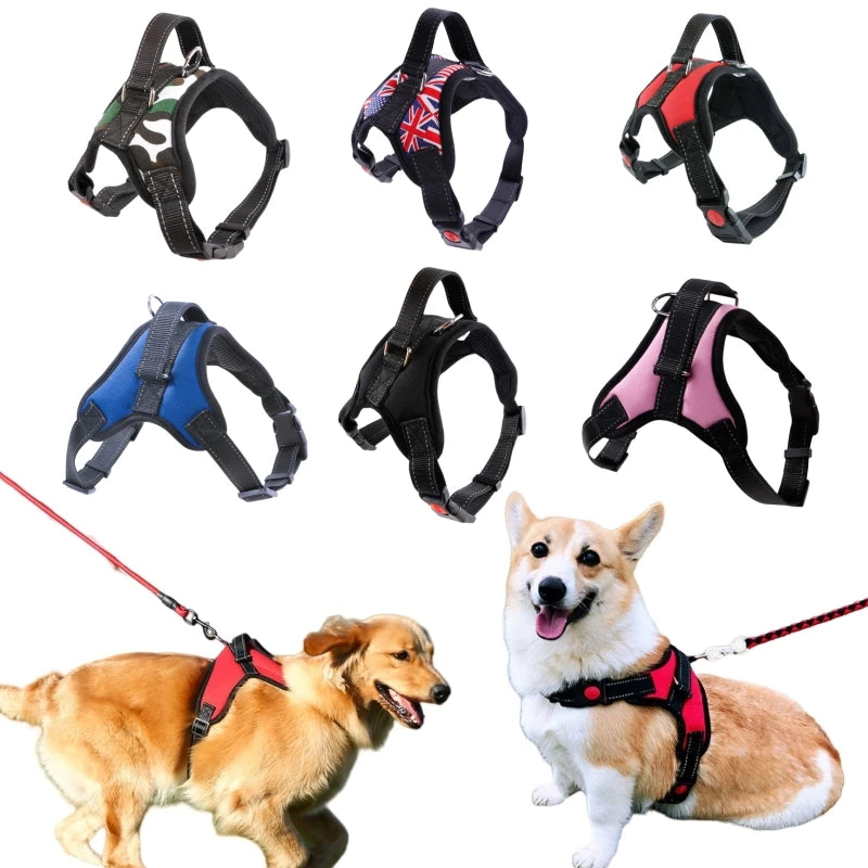Adjustable Reflective Dog Harness