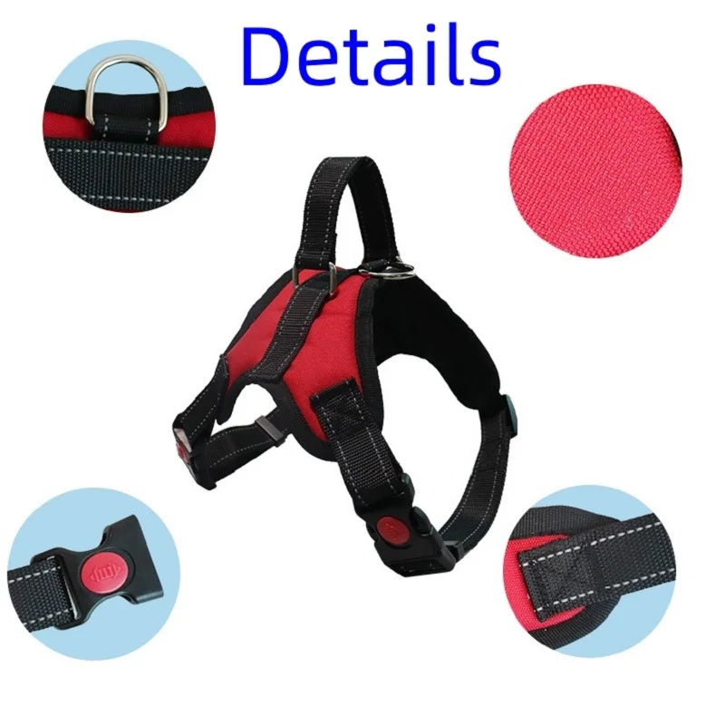 Adjustable Reflective Dog Harness