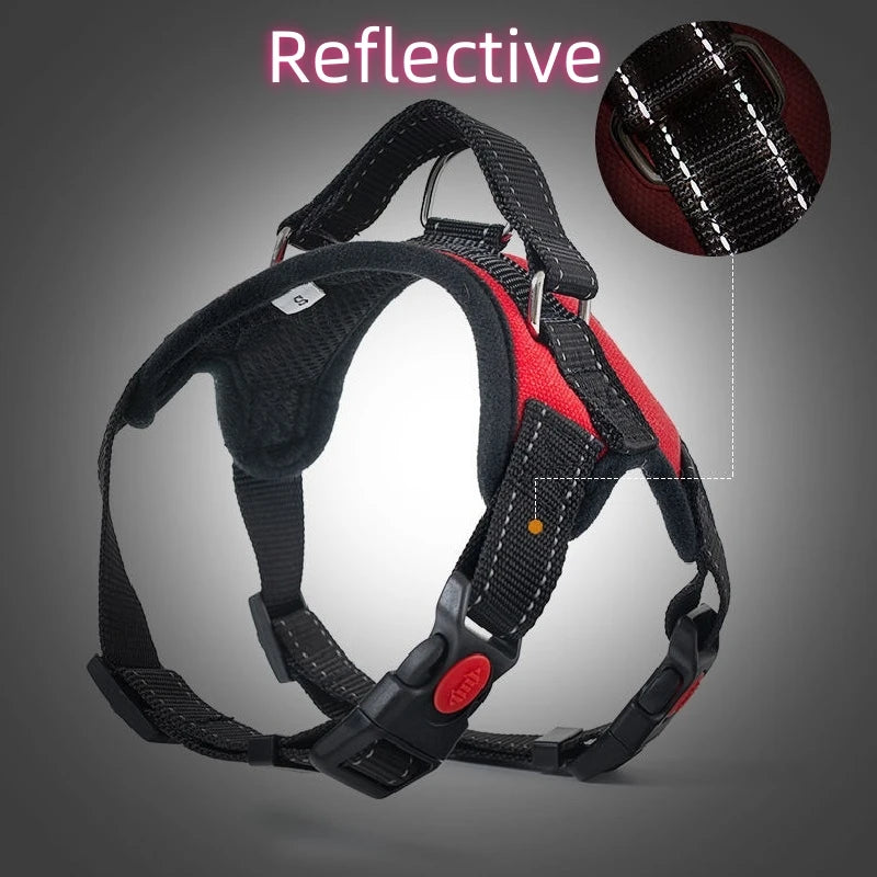 Adjustable Reflective Dog Harness