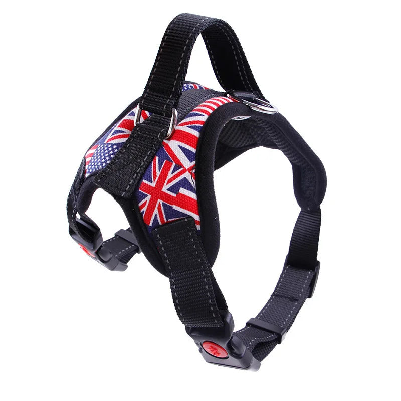 Adjustable Reflective Dog Harness